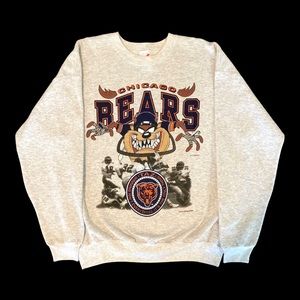 Vintage 1992 Chicago Bears Taz Crewneck Sweatshirt